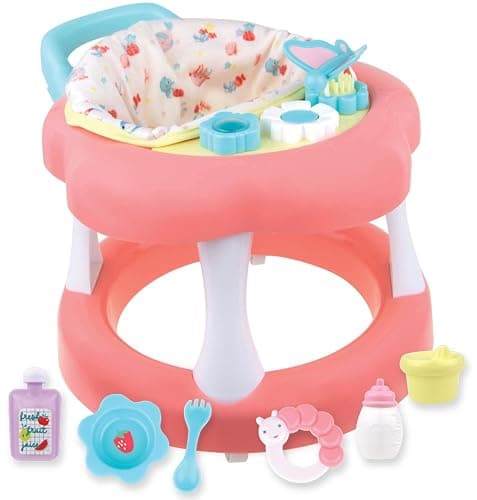 JC Toys - For Keeps Playtime! | Baby Doll Walker Gift Set | Fits Dolls up to 17" | Cloth Seat for easy use and Play Accessories | Ages 2+ - Image 1