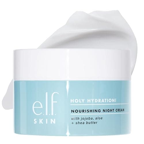 e.l.f. SKIN Holy Hydration! Nourishing Night Cream, Ultra-Hydrating Moisturizer, Infused with Shea Butter, Soothes Skin, 1.76 Oz (Packaging May Vary) - Image 1