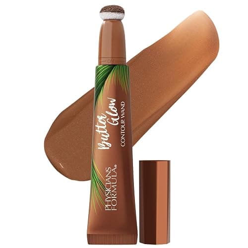 Physicians Formula Butter Glow Contour Wand, Easy Application for Instant Definition, Luxuriously Nourishing & Creamy - Medium to Deep - Image 1