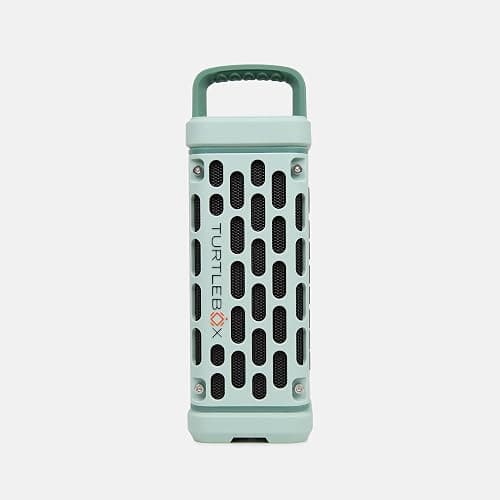 Turtlebox Ranger: Loud! Outdoor Portable Bluetooth 5.4 Speaker | Rugged, Waterproof, Ultra-Portable | Plays to 105db, Deep Bass, Shockproof, Unlimited Pairing for Full Stereo Experience, River Rock - Image 1