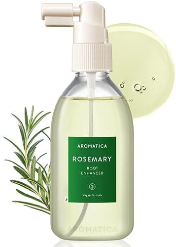 AROMATICA Root Enhancer Rosemary oil for hair growth – Flaky & Itchy & Dry Scalp Treatment – Hair Oil for Scalp Exfoliator & Detox – Free from Sulfate, Silicone, and Paraben (3.38oz) - Image 1