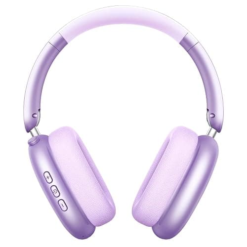 Wentronic Y01 Wireless Noise Canceling Headphones Bluetooth 5.3 Over Ear Headphones with Microphone, Hi-Res Audio, 48H Playtime, Foldable Comfortable Earpads,Compatible with iOS,Android,PC, Purple - Image 1