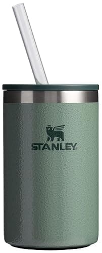 STANLEY Everyday Can Cooler Cup 10 oz | Beer, Seltzers, Soda, and Energy Drinks | Doubles as Tumbler | Insulated Stainless Steel Drink Holder | BPA-Free | Hammertone Green - Image 1