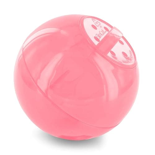 PetSafe SlimCat Interactive Feeder - Combines Play with Mealtime - Adjustable Portions - BPA-Free Plastic - Slow Feeder for Digestion - Lightweight, Dishwasher-Safe Toy - Pink - Image 1
