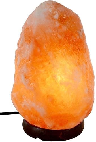 Himalayan Crystal Rock Salt Lamp Authentic Quality Crystals with CE Certified Plug and Bulb Table lamp Night Bulb (2-3kg) - Image 1