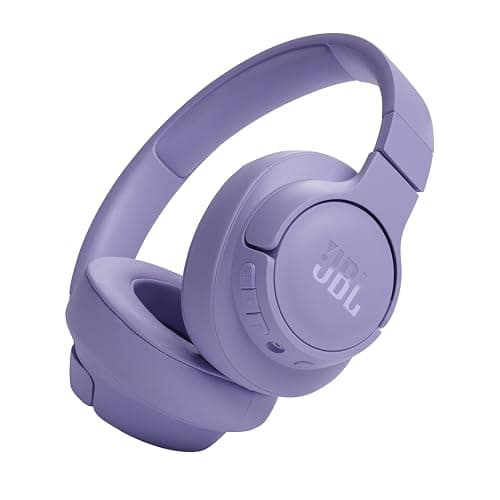 JBL Tune 720BT - Wireless Over-Ear Headphones with JBL Pure Bass Sound, Bluetooth 5.3, Up to 76H Battery Life and Speed Charge, Lightweight, Comfortable and Foldable Design (Purple) - Image 1