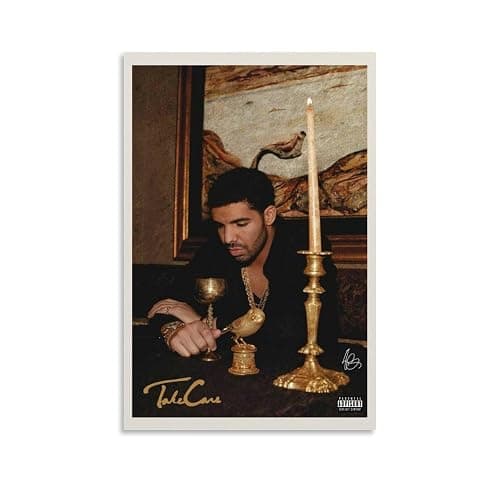 Ockxin Drake Poster Take Care Minimalist Album Cover Music Posters for Room Aesthetic Canvas Wall Art Bedroom Decor12x18inch(30x45cm) - Image 1