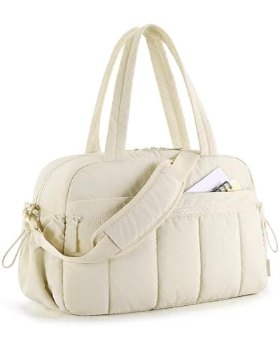 BAGSMART Gym Bag for Women, Duffle Bag for Travel with Wet Pocket, Lightweight Carry on Weekender Duffel, Water Resistant - Image 1