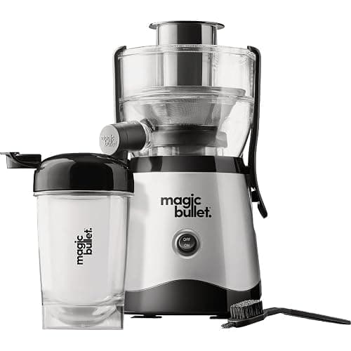 Magic Bullet Mini Juicer with Cup, Black and Silver - Image 1