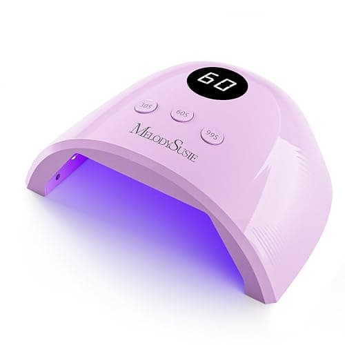 MelodySusie UV Nail Lamp, Plus30F UV Light for Gel Nails LED Nail Dryer with 3 Timer, Smart Sensor, LCD Display Fast Curing Gel Nail Polish Nail Art Tools Manicure Accessories-Purple - Image 1