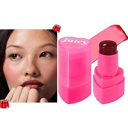 Multi-Use Water Jelly Tint Stick Sheer Lip & Cheek Stain Finish, 3-In-1 Cheek Blush & Eyeshadow & Lip Tinted Long-Lasting Moisture - 1,000+ Swipes Per Stick (# 07, 0.32oz) - Image 1