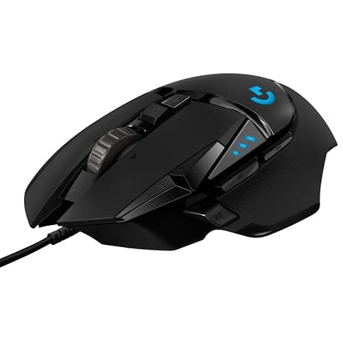 Logitech G502 HERO High Performance Wired Gaming Mouse, HERO 25K Sensor, 25,600 DPI, RGB, Adjustable Weights, 11 Buttons, On-Board Memory, PC/Mac - Image 1