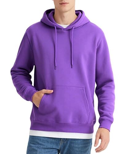 Mlgaril Men's Hoodies Pullover Hooded Sweatshirt Midweight Athletic Hoodie for Men Long Sleeve Fleece Sweat Shirt with Pocket - Image 1