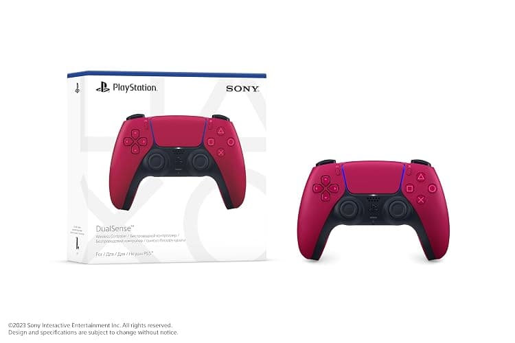 PlayStation DualSense Wireless Controller Cosmic Red (Renewed) - Image 1