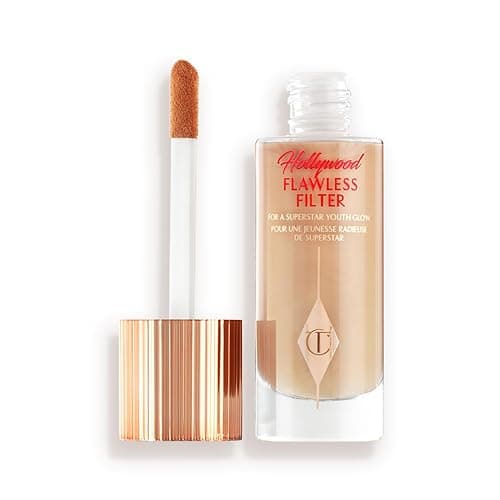 Charlotte Tilbury Hollywood Flawless Filter - Multi‑Use Makeup Primer, Complexion Booster & Illuminating Liquid Highlighter with Sheer Coverage - Smooths & Blurs Skin - Image 1