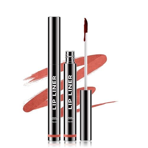 dfjdskl Lip Stain - Long Wear Tattoo Lip Liner, Waterproof & Transfer-proof Peel Off Lip Stain with Matte Finish, Lip Tint For All Skin Types, Gifts for Women (Rose) - Image 1
