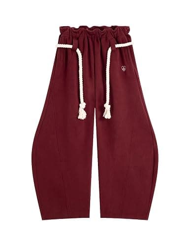 Aelfric Eden Super Baggy Barrel Sweatpants Wide Leg Pants for Women Men Casual Elastic Waist Unisex Lantern Trouser Pants - Image 1