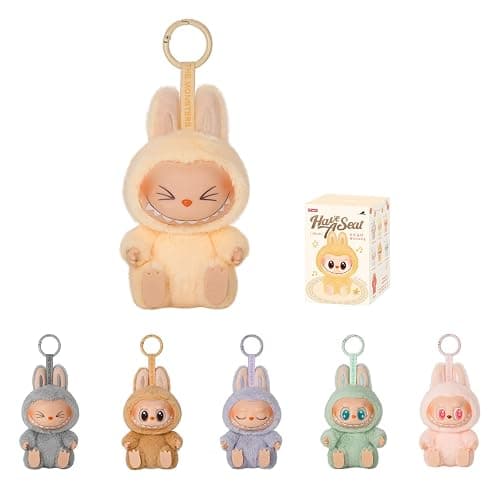 POP MART The Monsters - Have a Seat Vinyl Plush Blind Box, The Monsters Blind Box Figures, Random Design Action Figures Collectible Toys Home Decorations, Holiday Birthday Gifts, Single Box - Image 1