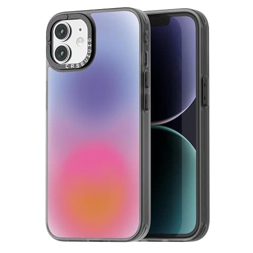 casevivid Compatible for iPhone 11 Case Cute Aesthetic - Durable Fashion Funny Phone Case - Girly Fade Out Pattern Print Cover Design for iPhone 11 6.1" Black - Image 1