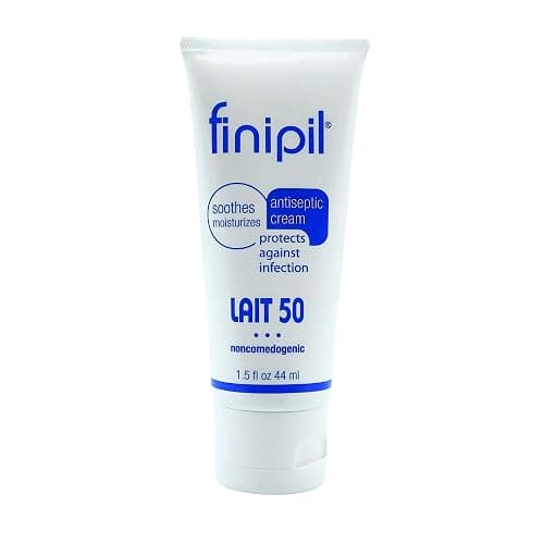 Finipil Lait 50 Antiseptic Cream – Post Hair Removal & Ingrown Hair Treatment, Cools & Soothes Skin, 1.5 Ounce - Image 1