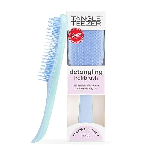 Tangle Teezer Ultimate Detangler Brush for Wet & Dry Hair, Eliminates Knots & Reduces Breakage for All Hair Types, Denim Blues - Image 1