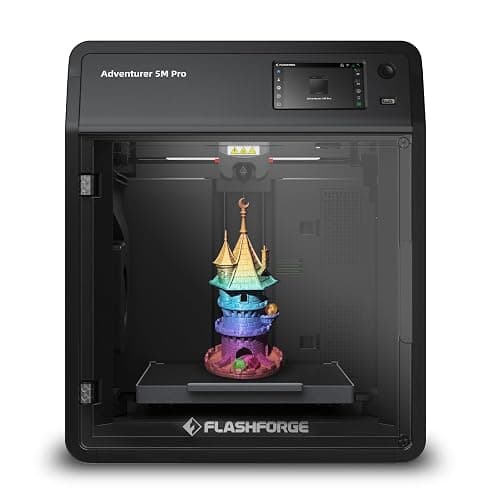 FLASHFORGE Adventurer 5M Pro 3D Printer with 1 Click Auto Printing System, 600mm/s High-Speed, Quick Detachable 280°C Nozzle, Core XY All-Metal Structure, Multi-Functional 220x220x220mm 3D Printer - Image 1
