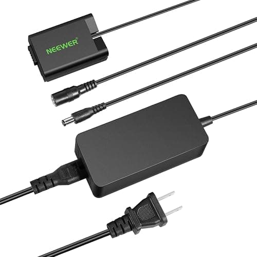 NEEWER EN-EL25 Replacement Dummy Battery Coupler Kit, Camera Charger Kit with DC Coupler & AC Adapter & US Plug, AC Power Supply Adapter Compatible with Nikon Z50 Z fc Z30 Cameras, EP-5G - for EN-EL25 - Image 1