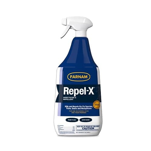 Farnam Repel-X Insecticide & Repellent Water-based Fly Spray for Horses, Dogs and Premises, 32 Ounces - Image 1