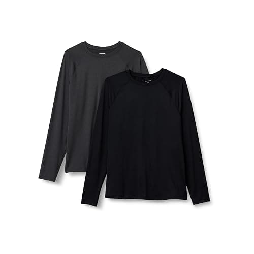 Amazon Essentials Men's Active Quick Dry Tech Stretch Lightweight Long-Sleeve T-Shirt (Available in Big&Tall), Multipacks - Image 1