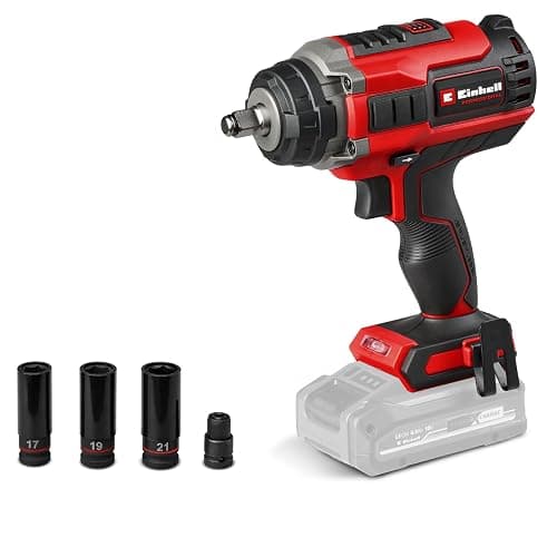 Einhell Professional Atornillador de impacto con batería IMPAXXO 18/450 Power X-Change (18 V, 450 Nm, 3 niveles de potencia, sin escobillas, recepción de 1/2", incl. set de tuercas, sin batería) - Image 1