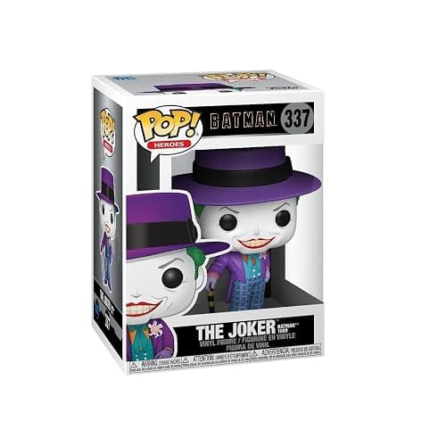 Funko Pop Heroes: Batman 1989-The Joker with Hat - (Styles May Vary) - DC Comics - Collectable Vinyl Figure - Gift Idea - Official Merchandise - Toys for Kids & Adults - Superheroes Fans - Image 1