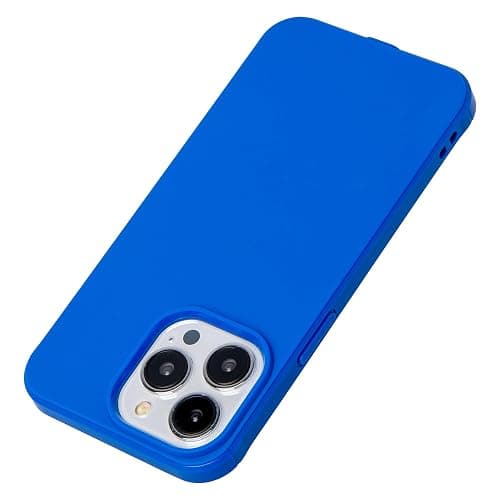 Danbey for iPhone 14 Pro, Shockproof Phone Case Compatible with Apple, Matte Solid Color Slim Fit Cover, DustProof Plastic Non Silicone 6.1" Screen 2022 Bright Royal - Blue - Image 1
