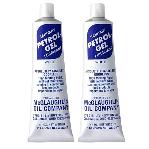 Petrol-Gel Food Grade Equipment Lubricant NSF - Premium Mineral Oil for Food Grade Grease Applications, Commercial Multipurpose - Pack of 2 - Image 1