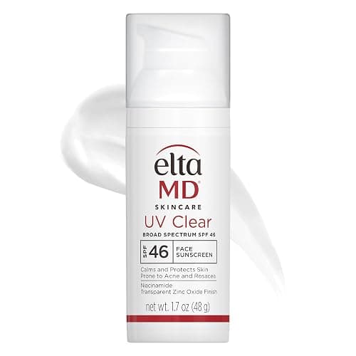 EltaMD UV Clear Facial Sunscreen, Broad-Spectrum SPF 46 for Sensitive or Acne-Prone Skin, Oil-free, Dermatologist-Recommended Mineral-Based Zinc Oxide Formula, 1.7 oz - Image 1