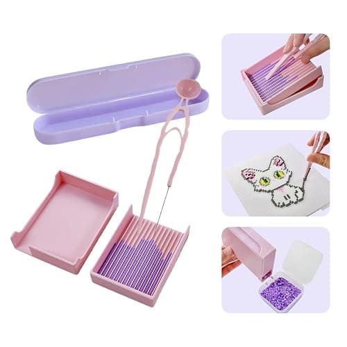 Kculswin 2.6mm Fuse Bead Single Needle Tweezer & Aligner Tray Kit, Efficient Iron Bead Sorting Tools with Effortless Beads Recovery for Experienced Enthusiasts (for Adult) - Image 1