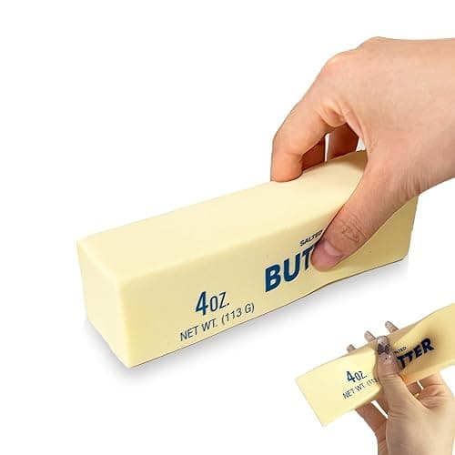 Butter Slow Rising Squishy,Squishy Toy,Dumpling Stress Balls,PU Materia Fidget Toy for Office or Party Favor - Image 1