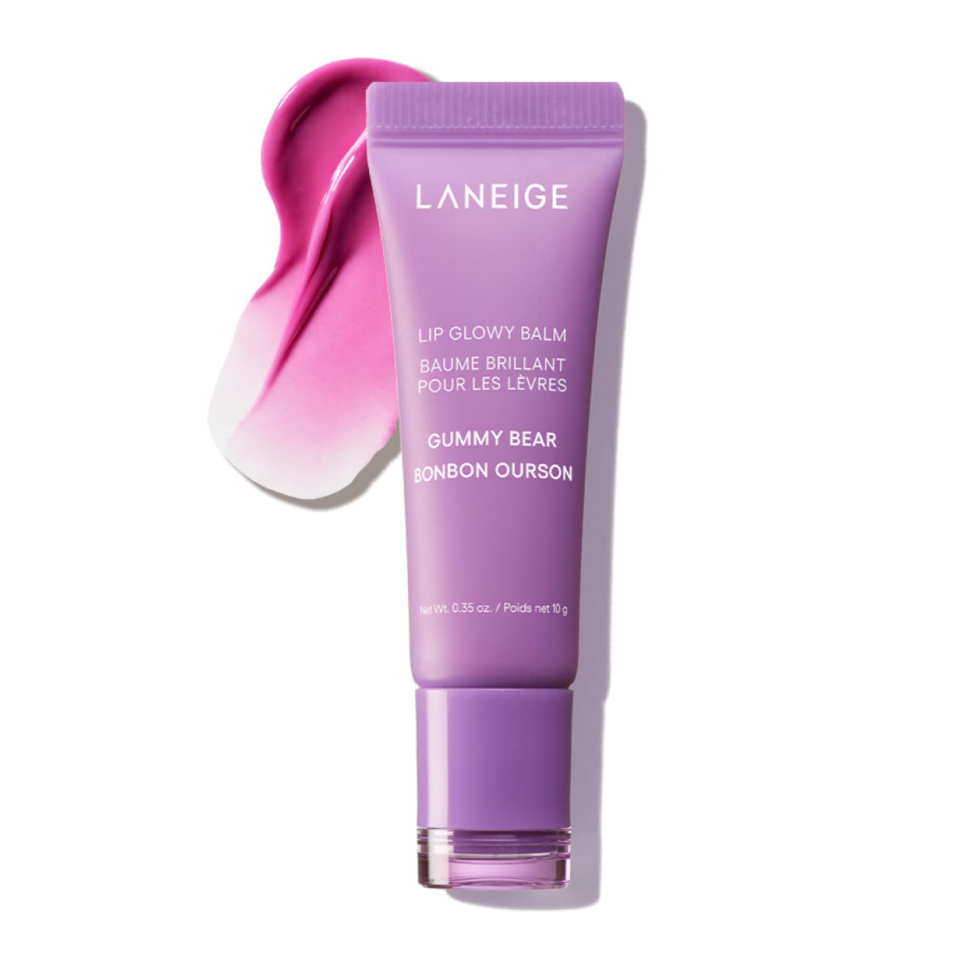 LANEIGE Lip Glowy Balm Gummy Bear Sheer Tinted Lip Moisturizer with Shea Butter, for Hydrating Shine & Soft Lips - Image 1