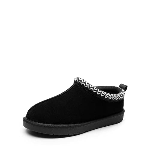 DREAM PAIRS Women's Fuzzy Cozy Slippers Genuine Suede Indoor Outdoor Fluffy Home Comfy Winter Slip On Cute Warm Memory Foam Furry Shoes FuzzyEasy - Image 1
