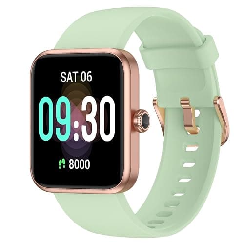TYKOIT Smart Watch, Fitness Tracker with Heart Rate Monitor, Blood Oxygen, Sleep Watch, 41mm Touchscreen Smartwatch for Android iOS Swimming Waterproof Pedometer Step Calories Tracker for Women Men - Image 1
