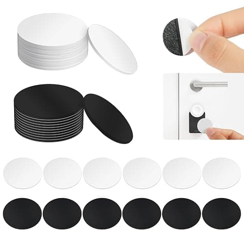 OFFCUP NFC Tags, 20PCS NFC Coin Cards, 25mm / 1 Inch NFC Stickers NTAG215 NFC Round Cards NFC Tags Compatible with Tagmo Amiibo and All NFC Enabled Mobile Phones and Devices (White Black) - Image 1
