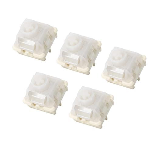 WS Flux HE Keyboard Switches, Pre-Lubed Magnetic Linear Switch Freely Setting Pre-Travel Hall Effect Key Switches for Magnetic Gaming Keyboard (5 Pcs) - Image 1