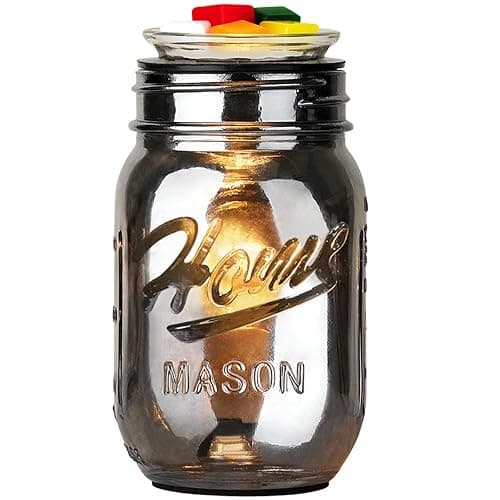 Pluggable Fragrance Warmer- Decorative Plug-in for Warming Scented Candle Wax Melts and Tarts or Essential Oils (Black) - Image 1