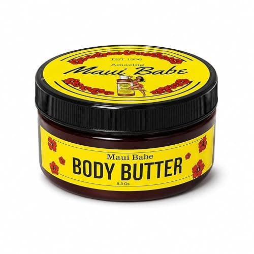 Maui Babe Body Butter – Intensive All-Over Body Moisturizer with Cocoa Butter & Coconut Oil, 8 oz - Image 1