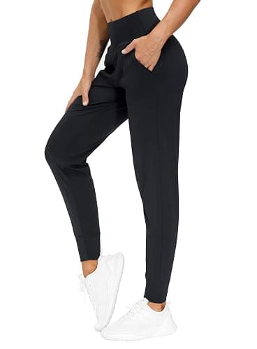 THE GYM PEOPLE Women's Joggers Pants Lightweight Athletic Leggings Tapered Lounge Pants for Workout, Yoga, Running - Image 1