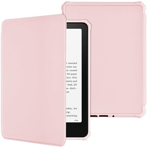 KBCASE Case for 7" Kindle Paperwhite (12th Generation - 2024) and Kindle Colorsoft Signature Edition, Slim Smart Cover with Auto Wake/Sleep for Kindle Paperwhite 7 inch (Light Pink) - Image 1