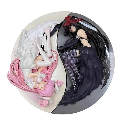 YLEAFUN Homura Akemi Figure Kaname Madoka Action Figure Statues 14cm Anime Girl Figurine Model Handmade Collectibles Ornament - Image 1