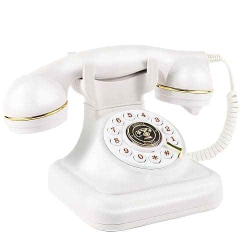 Audio Guest Book Wedding Phone, Audio Guestbook,Record Audio Messages with GuestBook, Guestbook Alternative for Wedding, Birthday Party, Baby Shower, Anniversary, Engagement (White) - Image 1