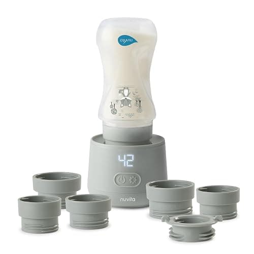 Nuvita Scaldabiberon Portatile Universale Nuvita 1162 Warm’n’Go con USB - Riscaldamento Rapido, 4 Impostazioni di Temperatura, Facile da trasportare con Chiusura Ermetica, Scalda fino a 8 Biberon - Image 1