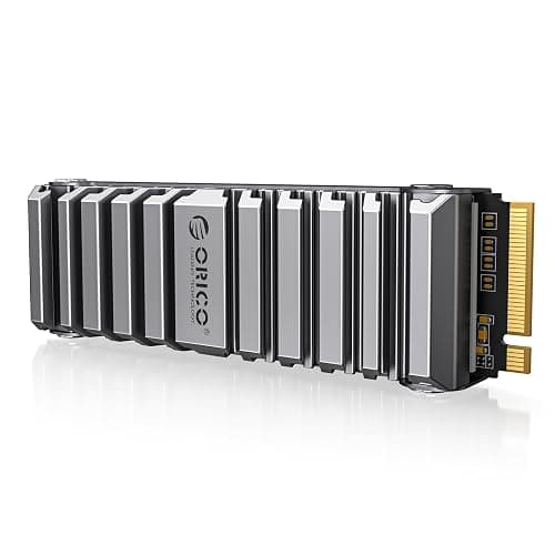 ORICO OS5 4TB M.2 SSD con Dissipatore di Calore, SSD Interno PCIe 4.0 NVMe per PS5, Velocità di lettura 7450 MB/s, TLC NAND, Dissipatore di Calore Progettato per il Percorso di Aria della PS5 - 4TB - OS5 con Dissipatore di Calore - Image 1