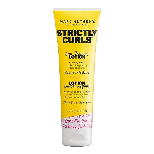 Marc Anthony Curl Defining Hair Styling Lotion for Curly Hair, Strictly Curls - Long Lasting Moisturizing Lightweight Gel for Maximum Curl Definition, Bounce & Shine - Styling Product Reduces Frizz - Image 1